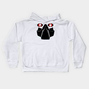 facemask motocross Kids Hoodie